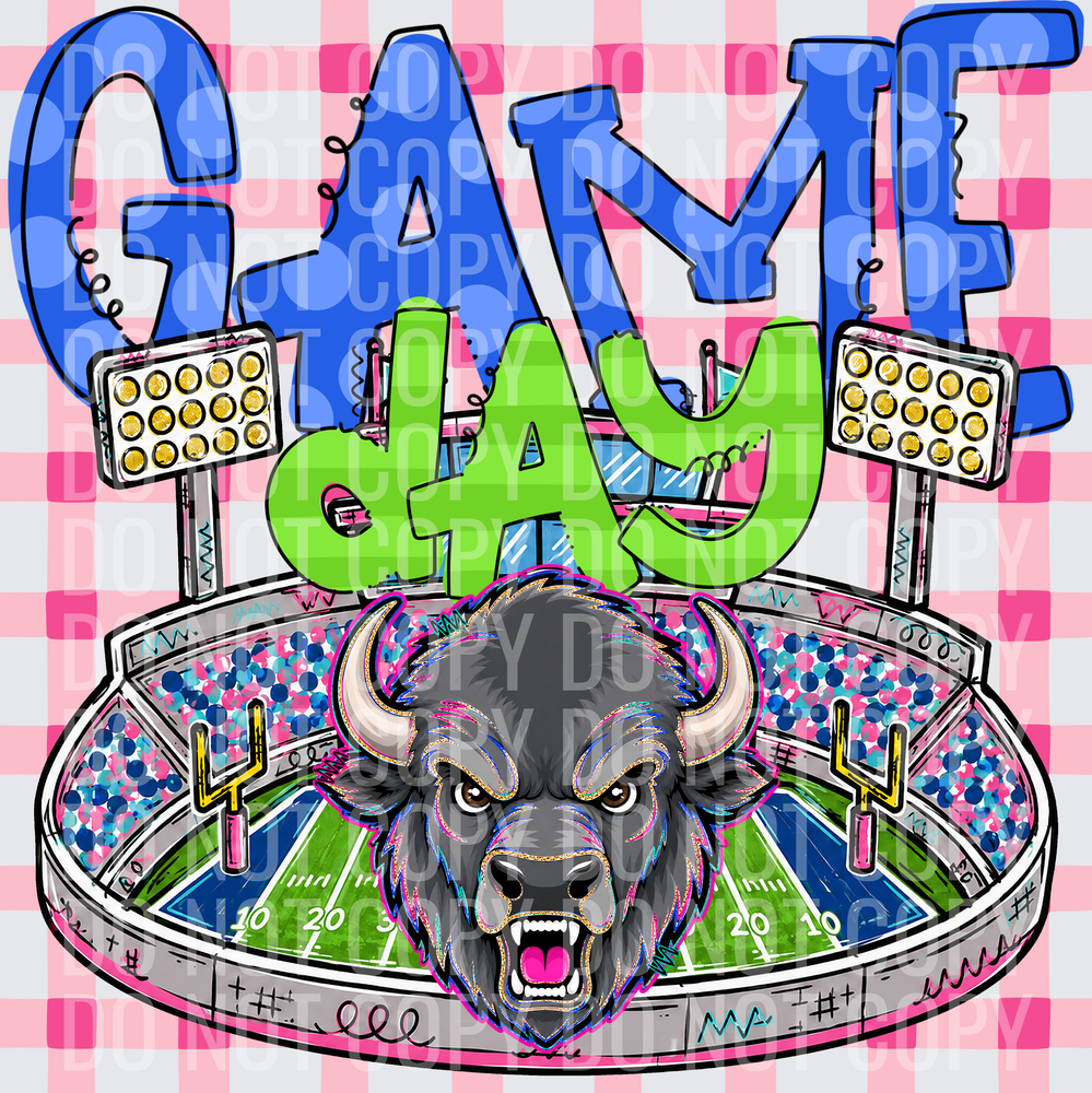 KayndiDesigns 08.26 Game Day Stadium Bison
