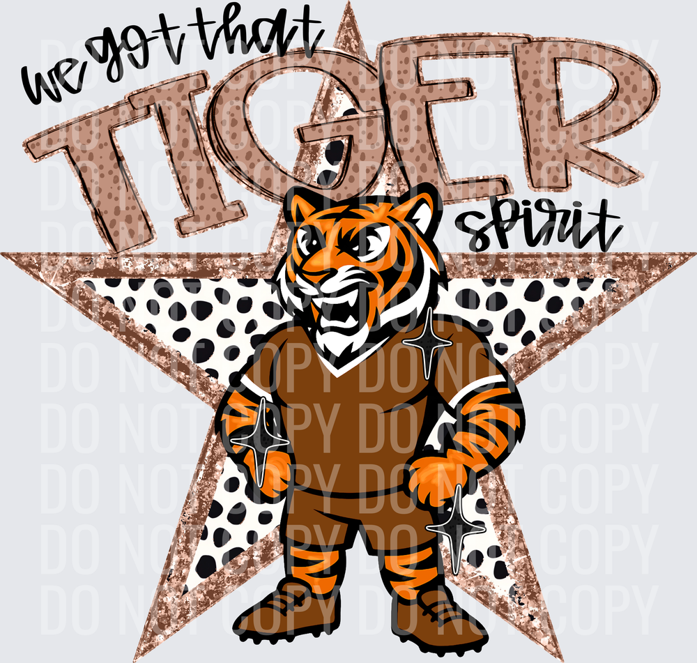 KayndiDesigns 09.26 We Got That Spirit Tiger Brown