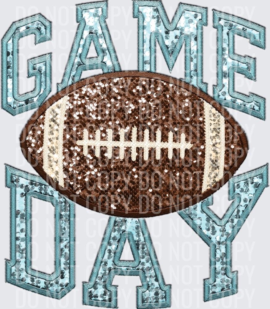 KayndiDesigns 06.26 Game Day Sequin Embriodery 9 Shimmering Baby Blue