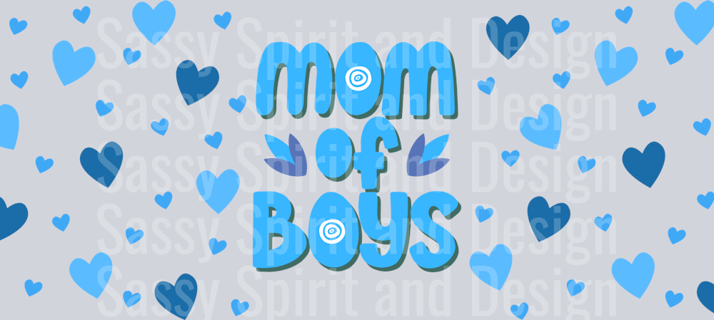 mom of boys blue hearts