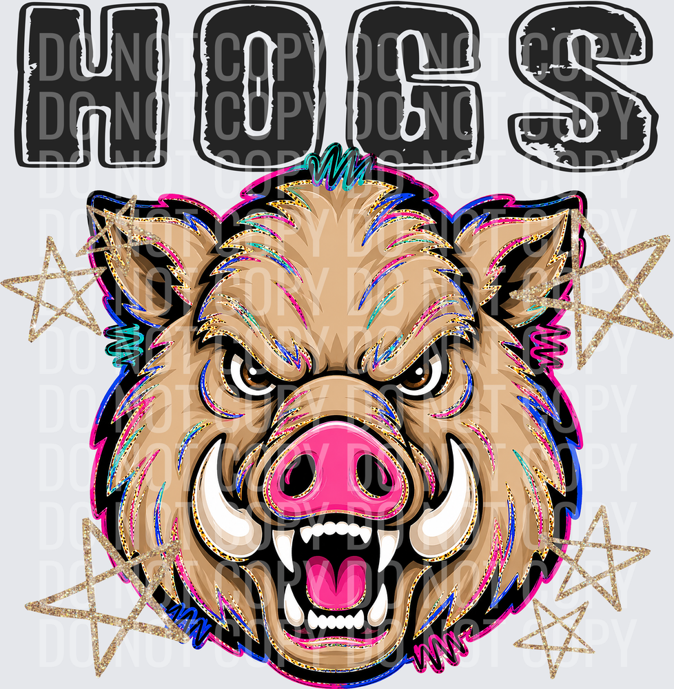 KayndiDesigns 08.26 Grunge Varsity Hogs
