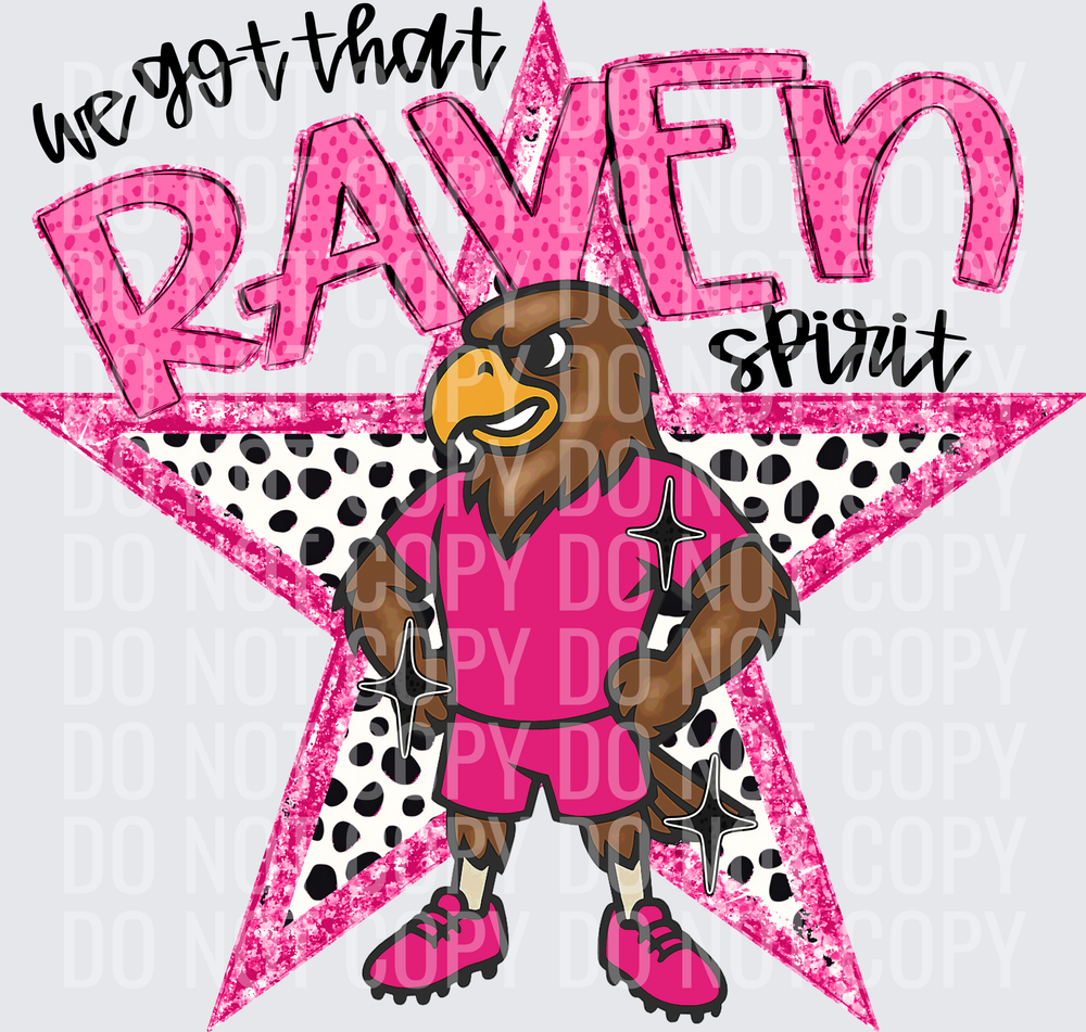KayndiDesigns 09.26 We Got That Spirit Raven Pink