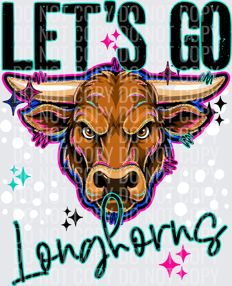 LETS GO MASCOTS LONGHORNS
