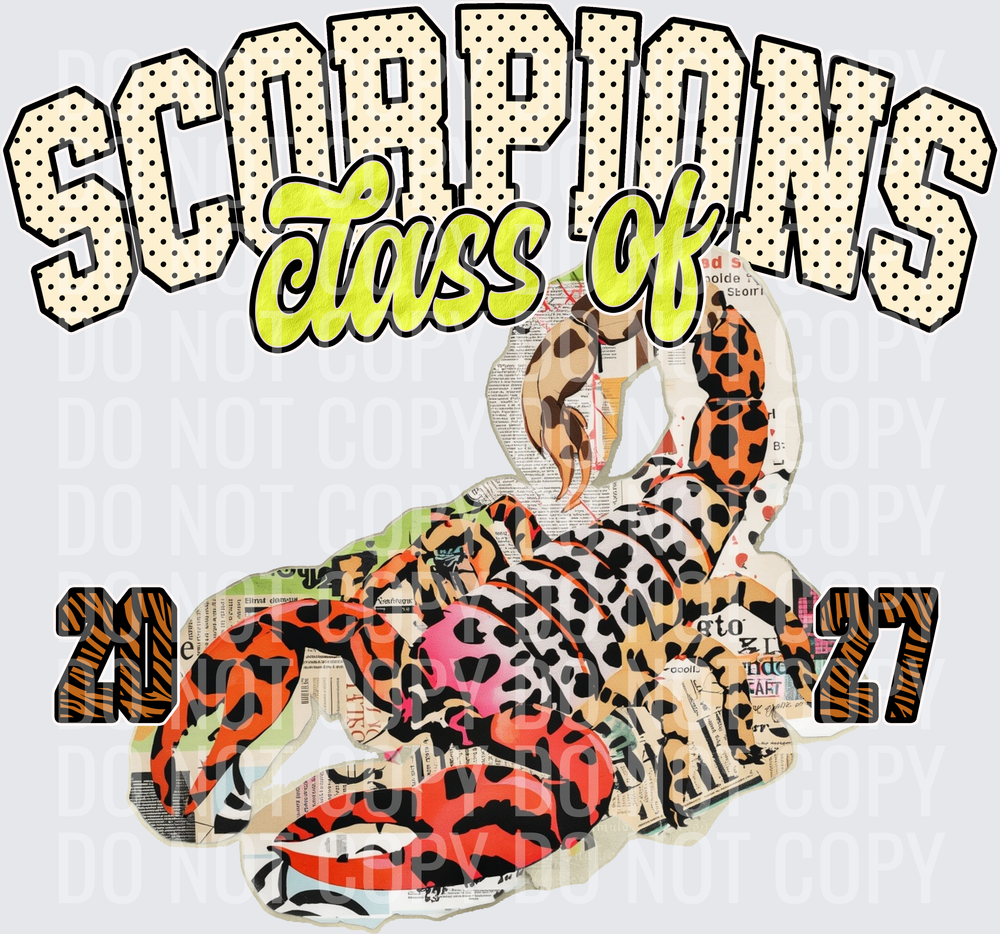 KayndiDesigns 10.26 Class of 2027 Bright Scorpions