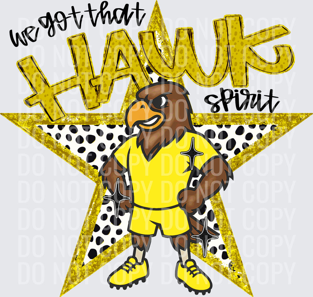 KayndiDesigns 09.26 We Got That Spirit Hawk Yellow