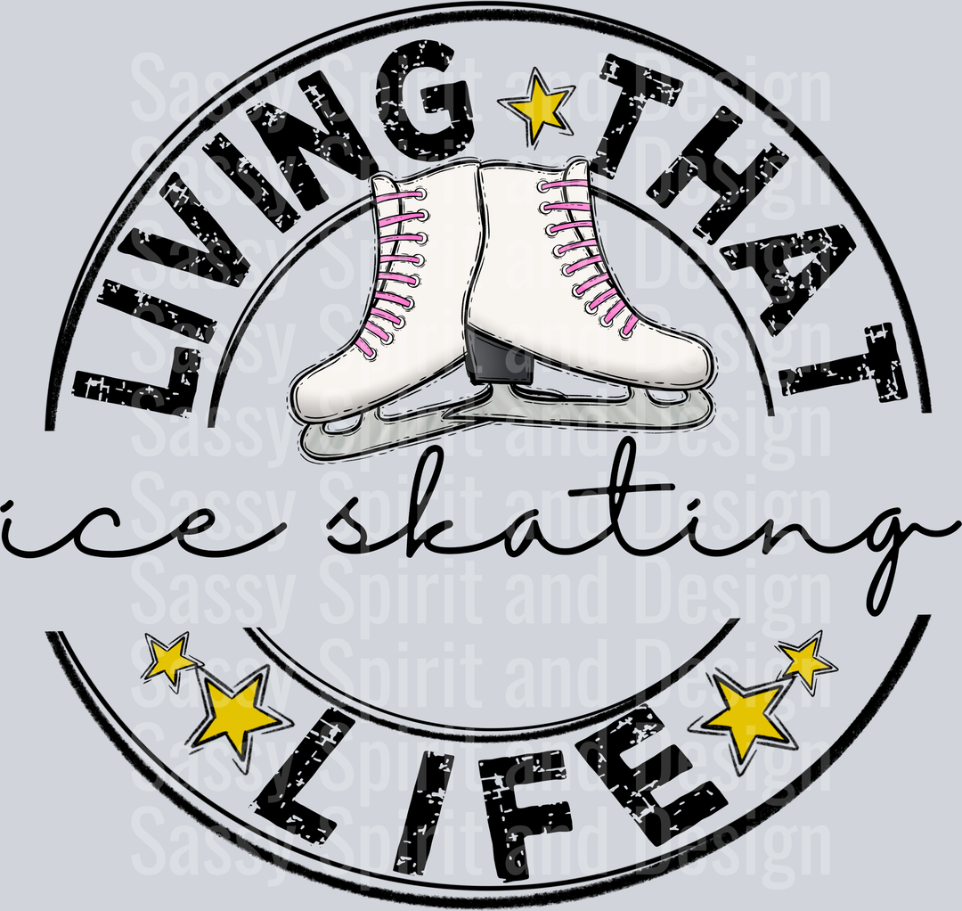 Living That ICE SKATING BLANK Life