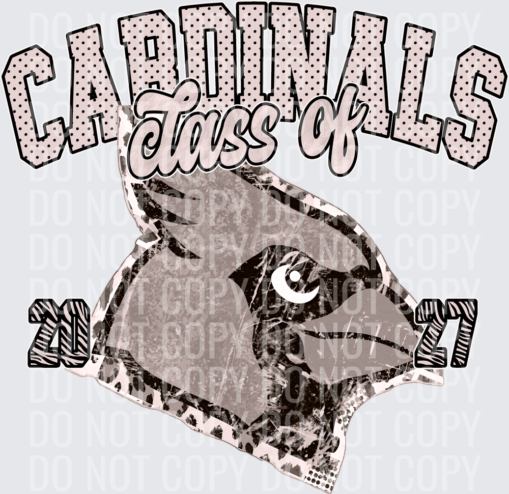 KayndiDesigns 10.26 Class of 2027 Neutral Cardinals