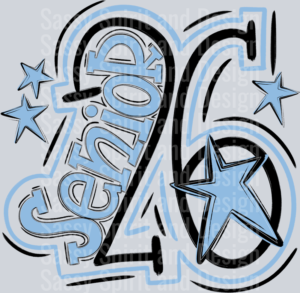 Senior 2026 Black Carolina