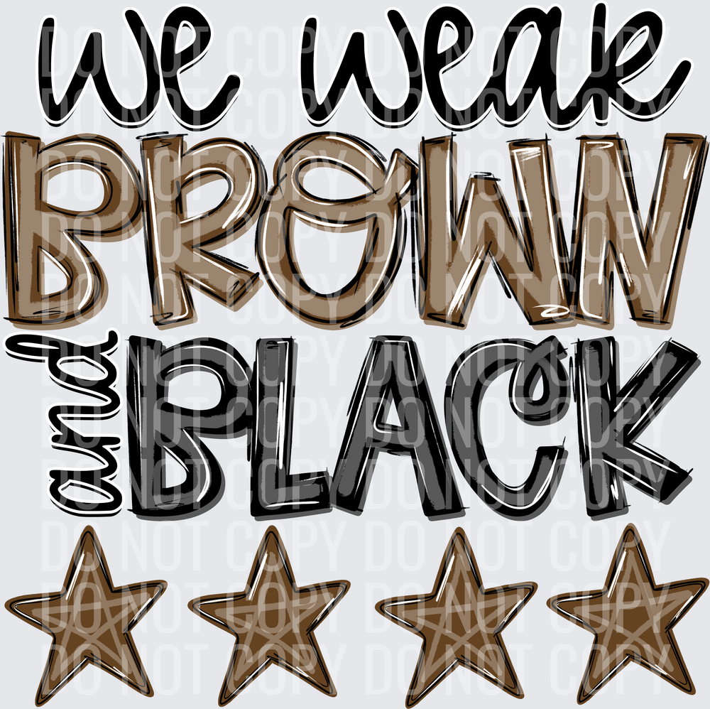 brown and black_