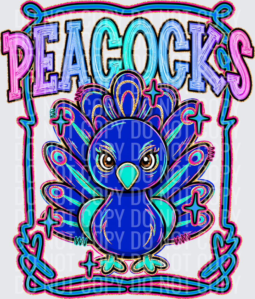 KayndiDesigns 08.26 Retro Pop Peacocks