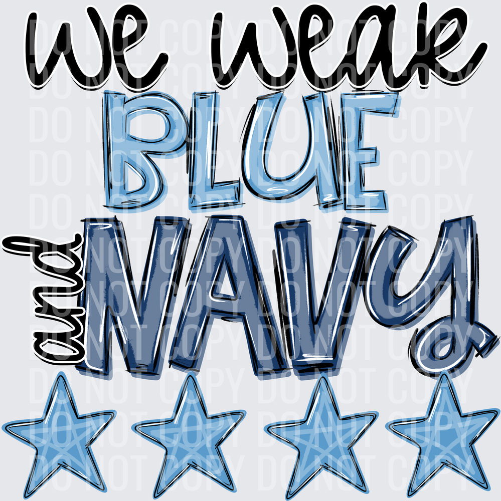 Light Blue & Navy