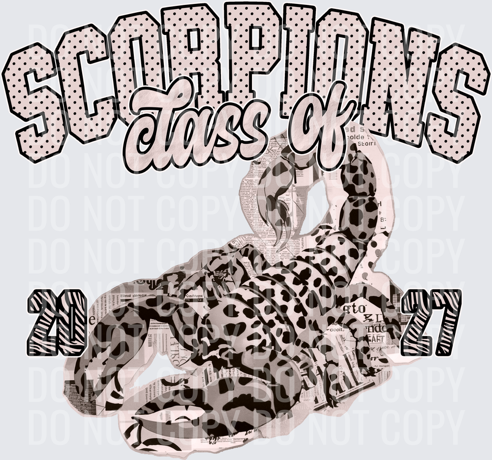KayndiDesigns 10.26 Class of 2027 Neutral Scorpions
