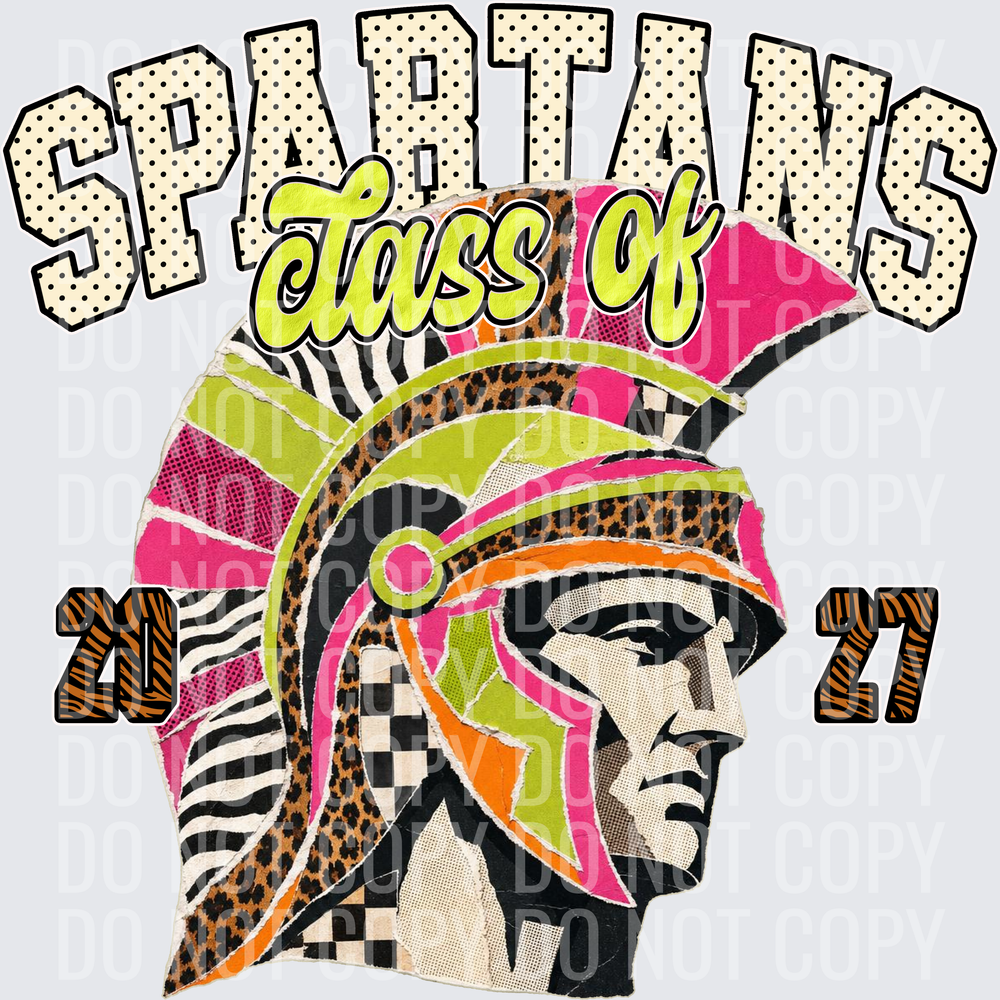 KayndiDesigns 10.26 Class of 2027 Bright Spartans 2