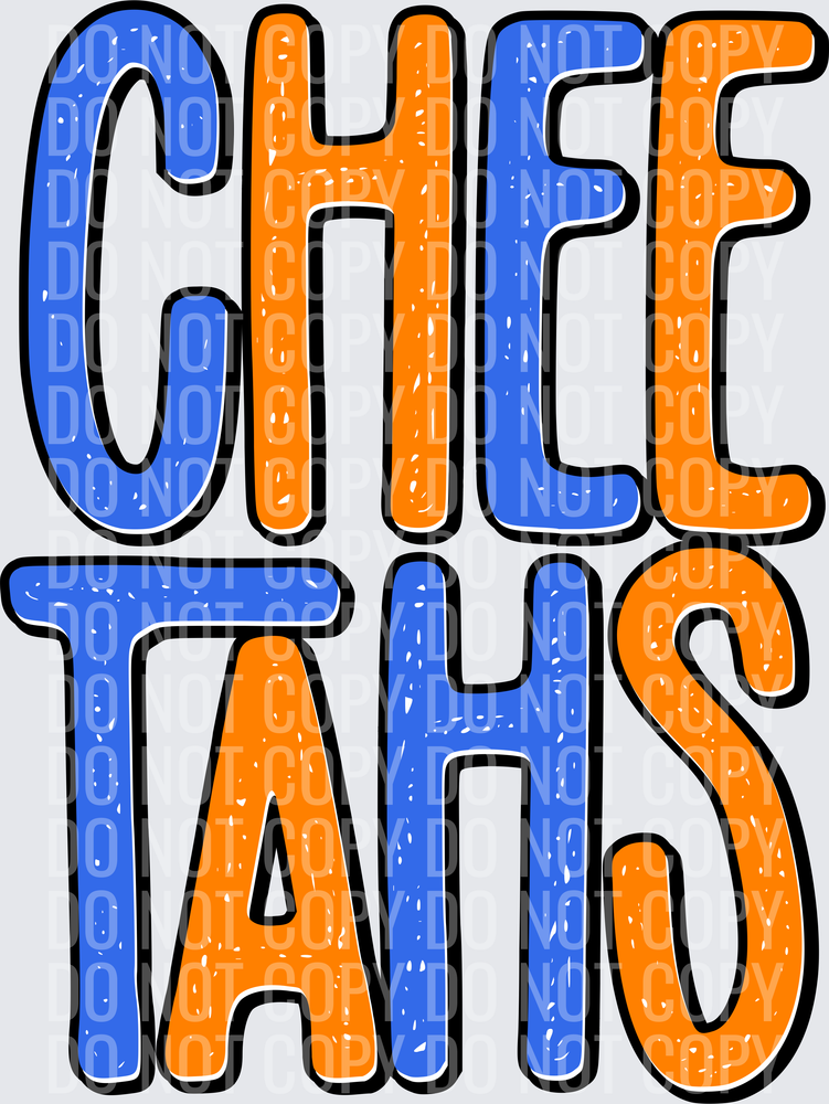 CheetahsStackedRoyalOrange