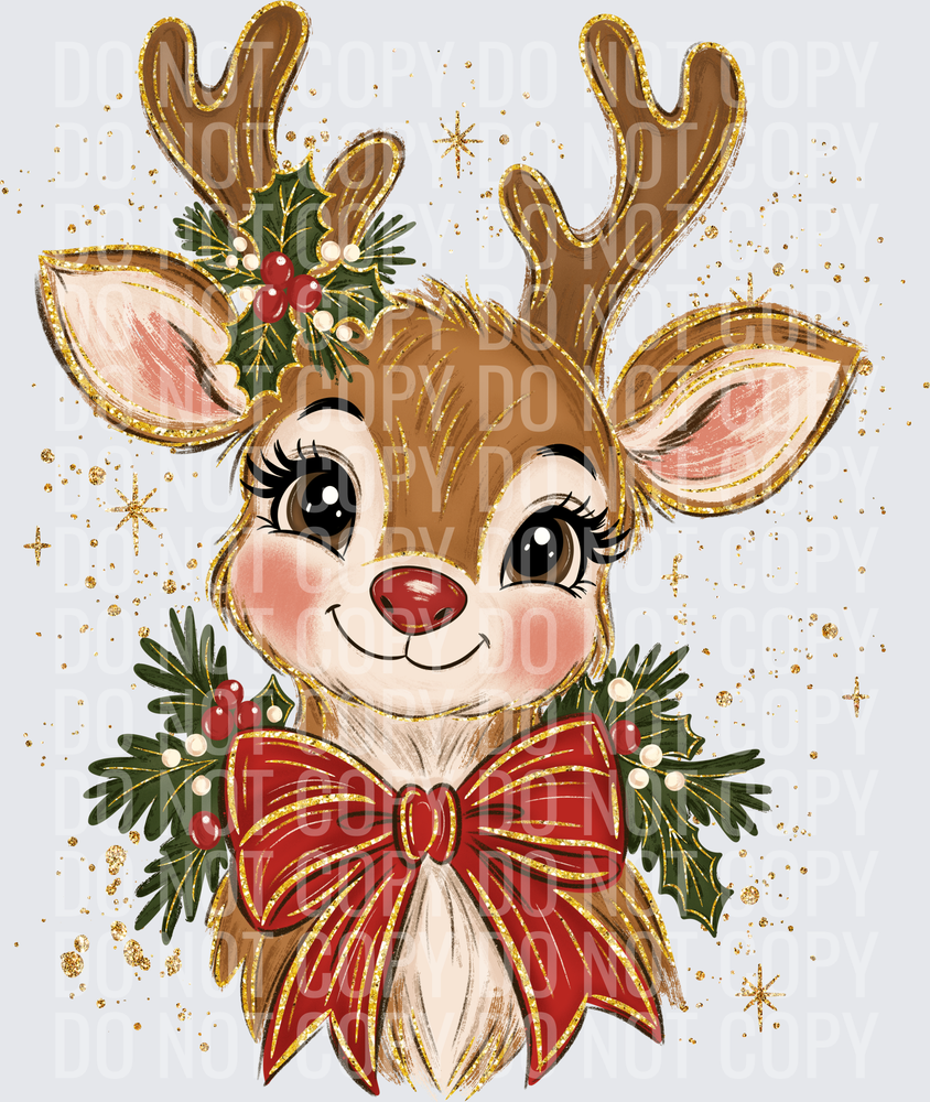 Christmas Reindeer Glitter