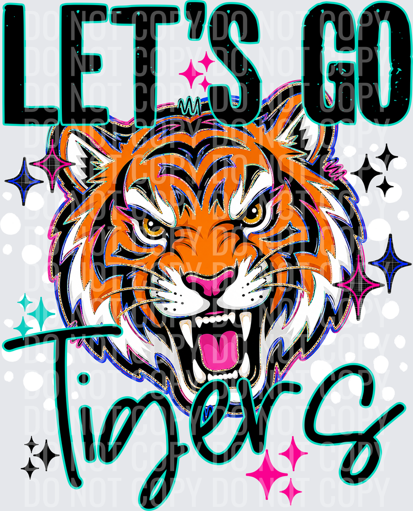 LETS GO MASCOTS TIGERS