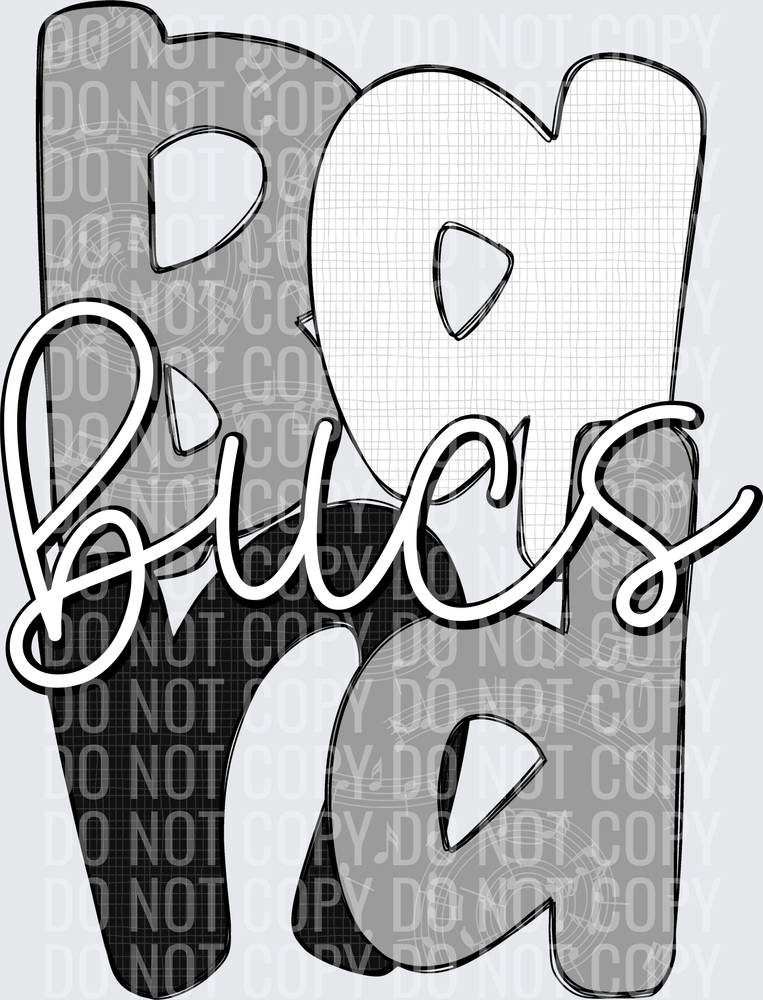 BucsGrayWhiteBlack-Band