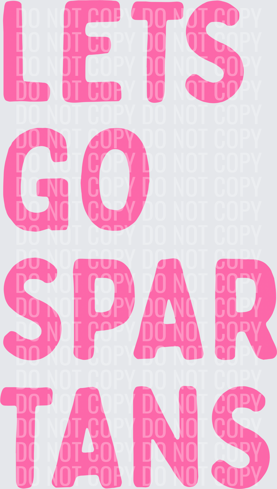 Lets go Spartans