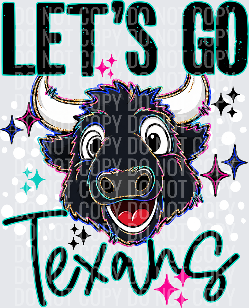 LETS GO MASCOTS TEXANS