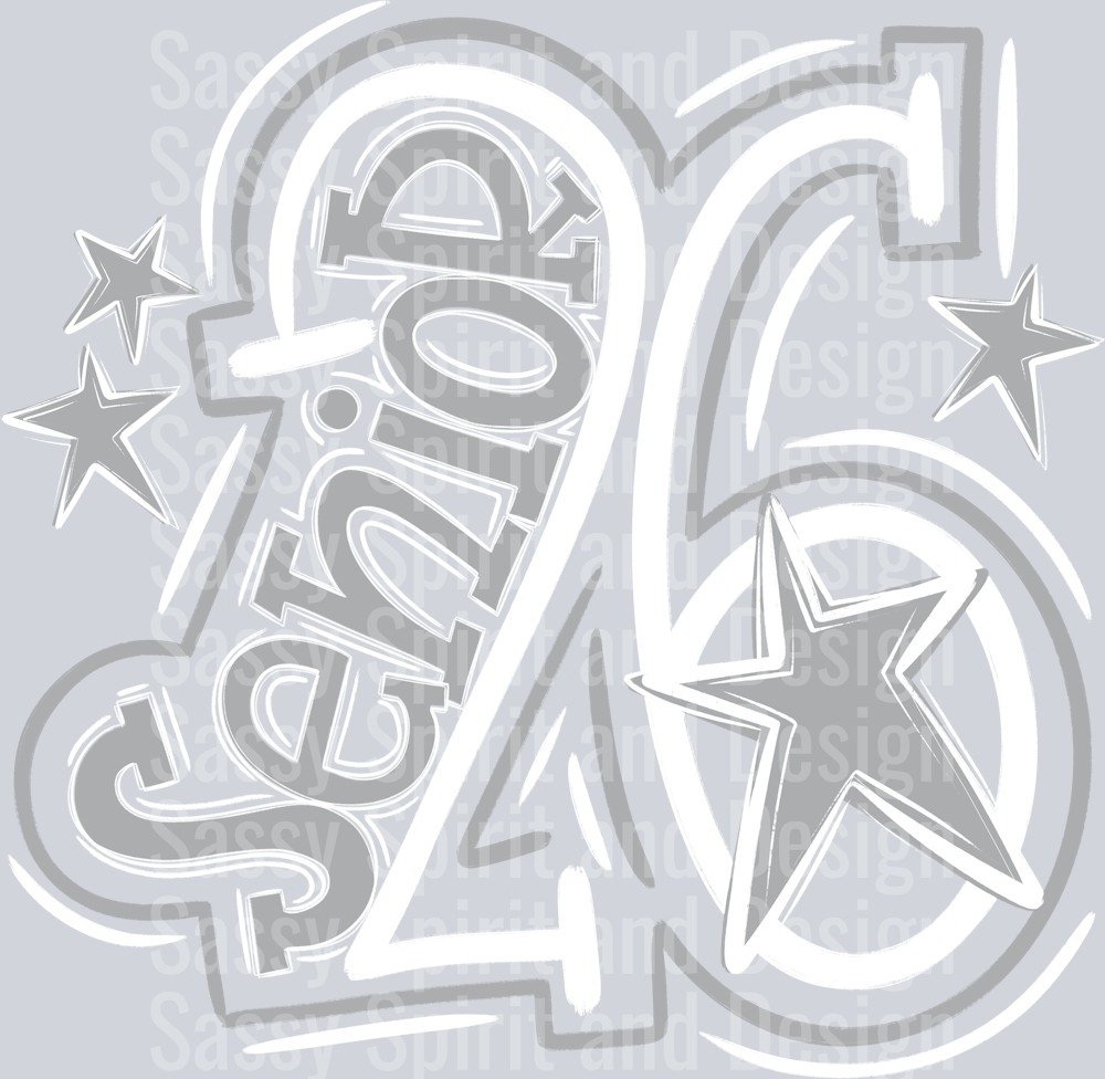 Senior White Lt Gray