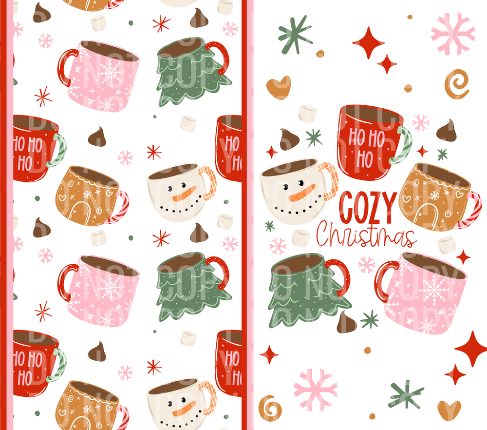 Cozy christmas tumbler wrap