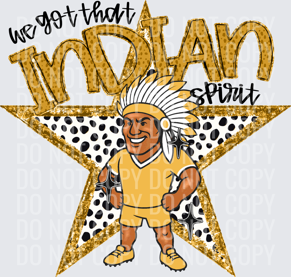 KayndiDesigns 09.26 We Got That Spirit Indian Gold