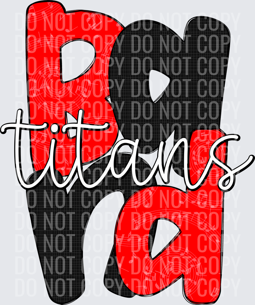TitansRedBlack-Band