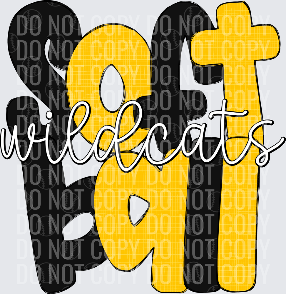 WildcatsBlackYellowGold-Softball