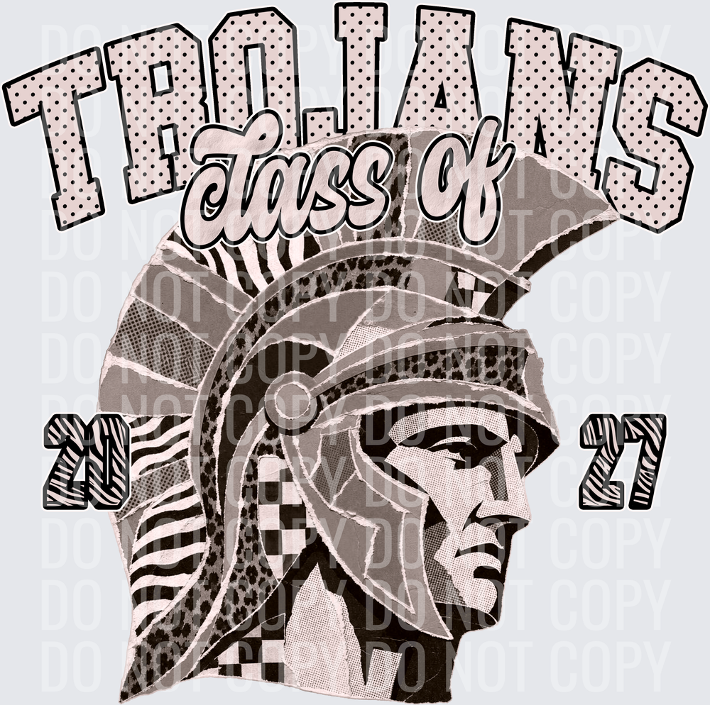 KayndiDesigns 10.26 Class of 2027 Neutral Trojans