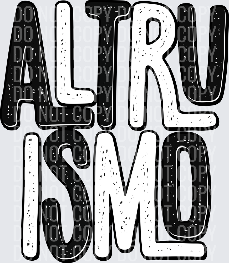 AltruismoStackedBlackWhite