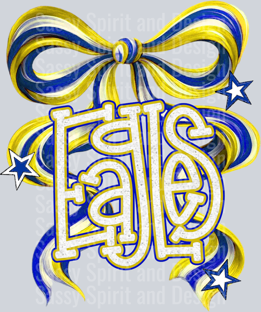 EAGLES BOW GLITTER