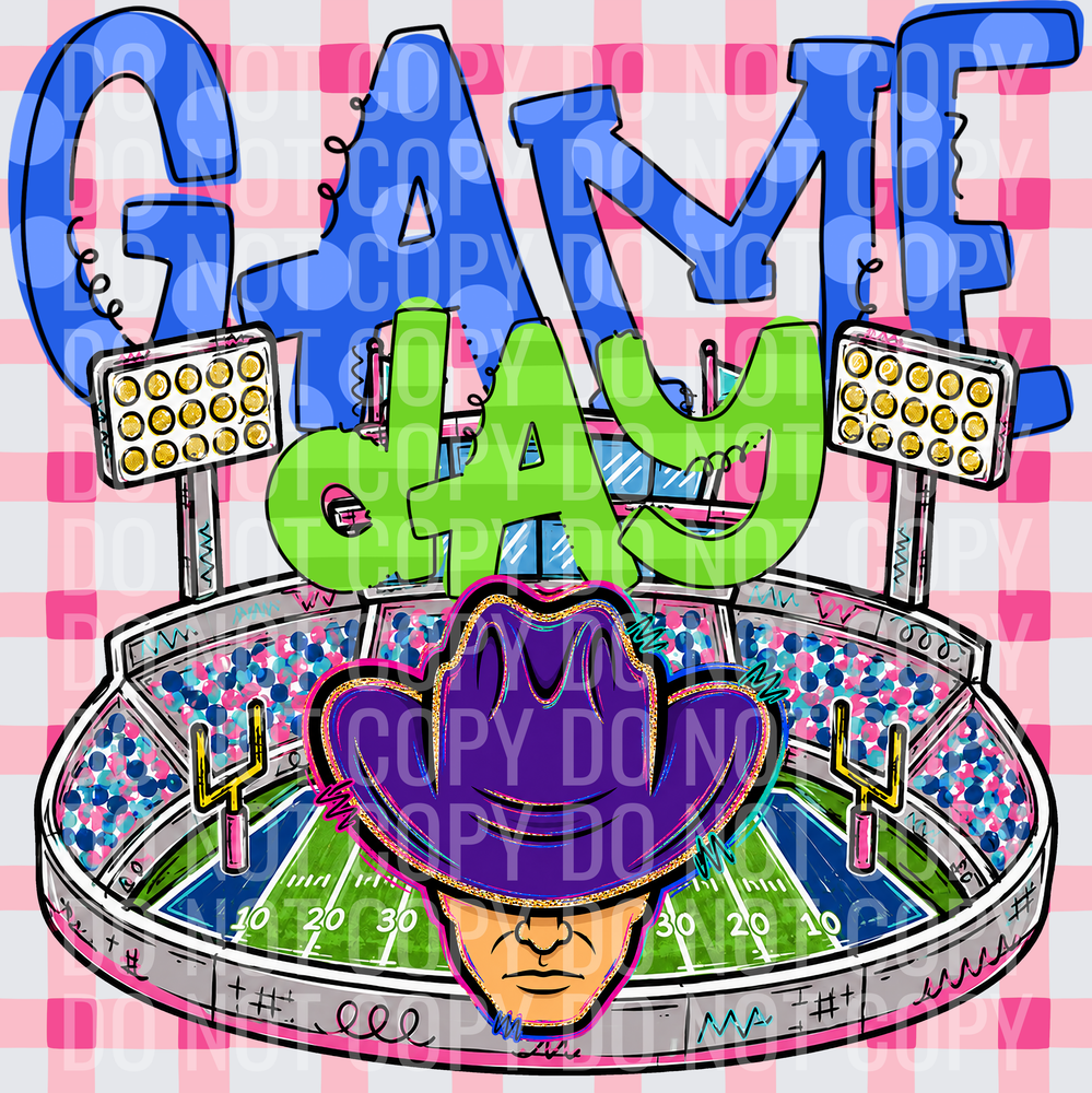 KayndiDesigns 08.26 Game Day Stadium Plowboys