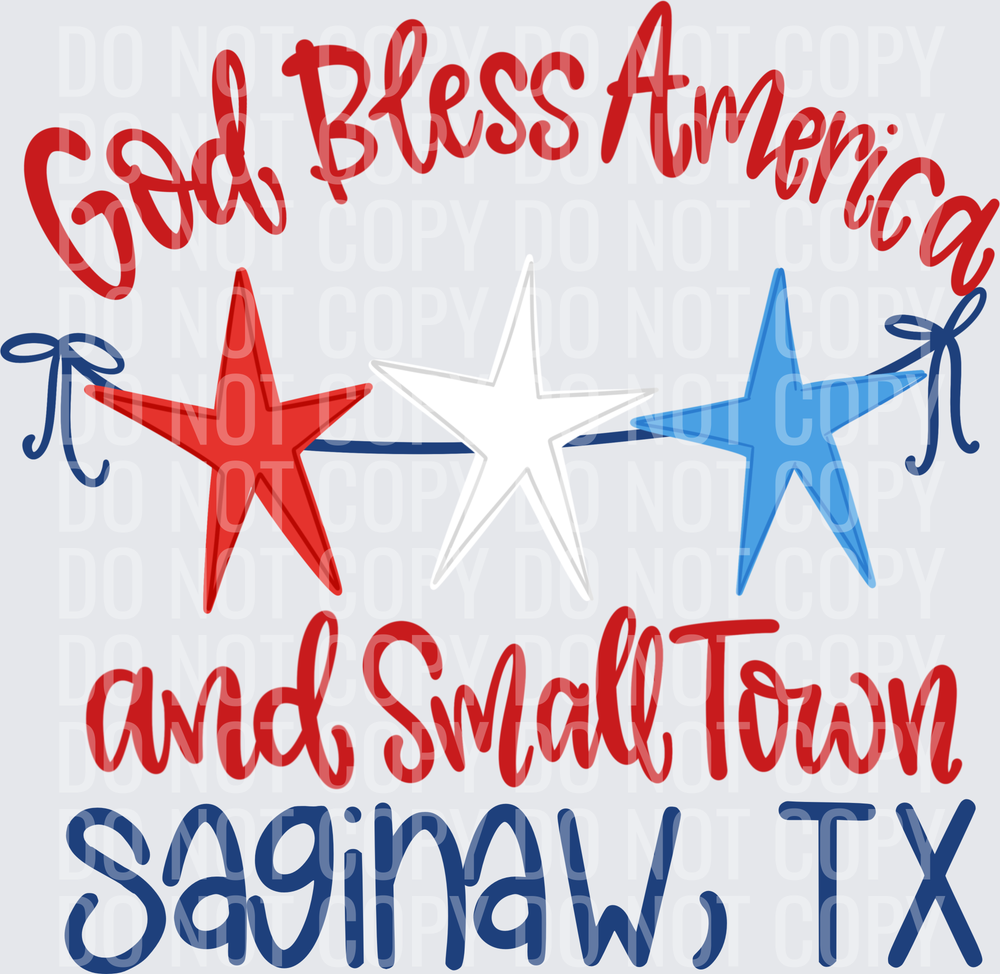 God Bless America and Small Town SAGINAW, TX