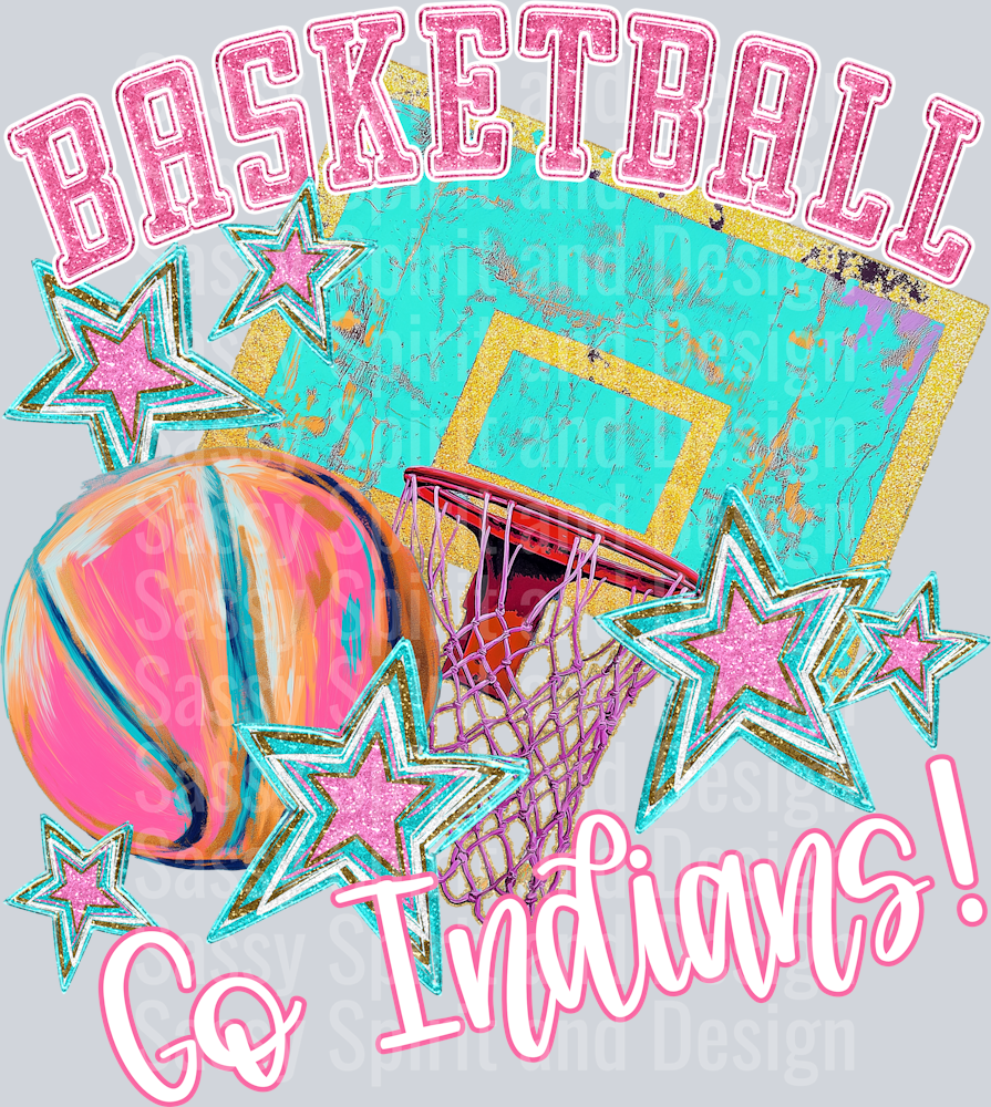 BRIGHT BASKETBALL GO INDIANS