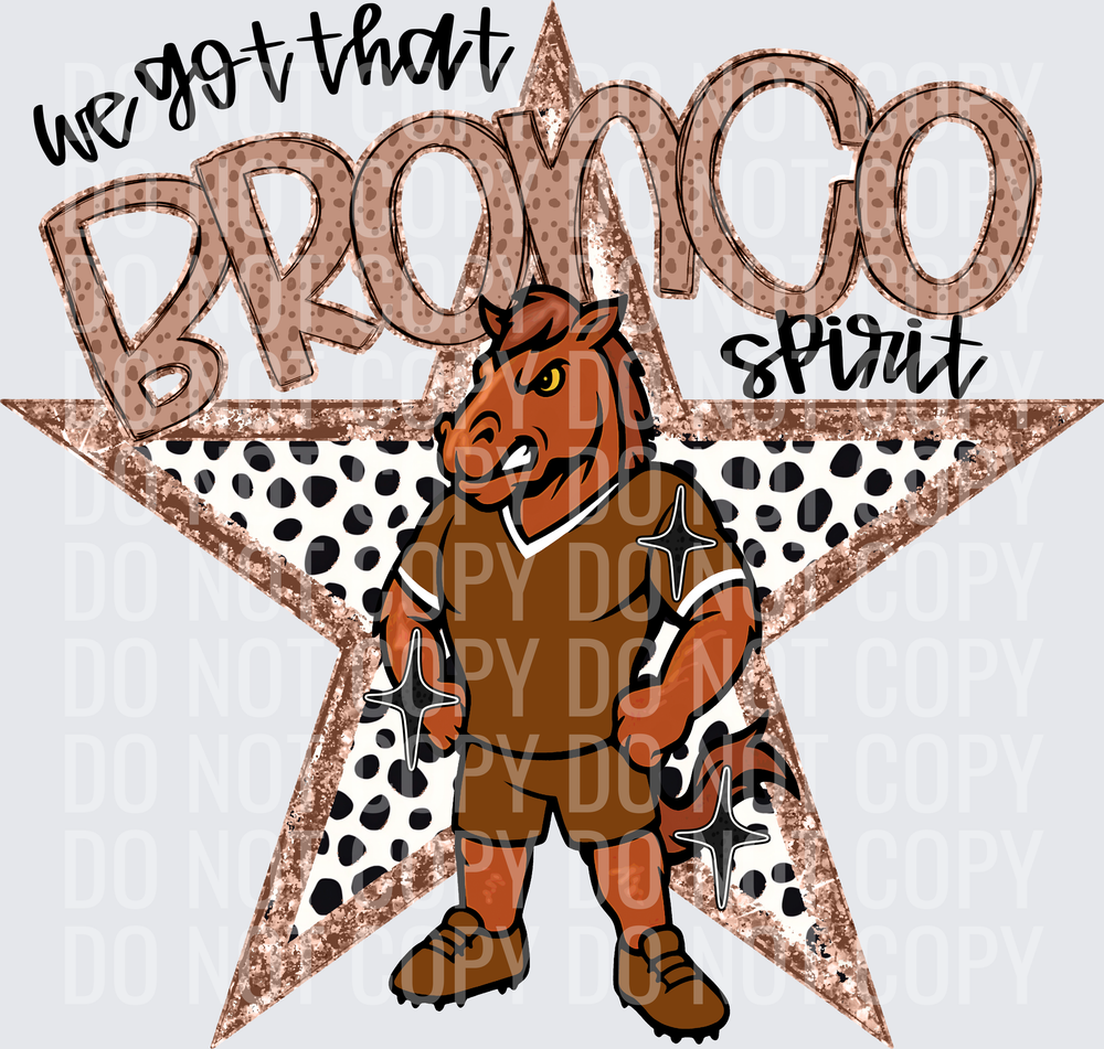 KayndiDesigns 09.26 We Got That Spirit Bronco Brown