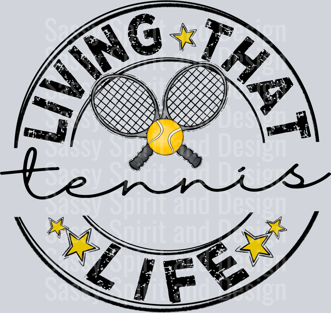 Living That TENNIS BLANK Life
