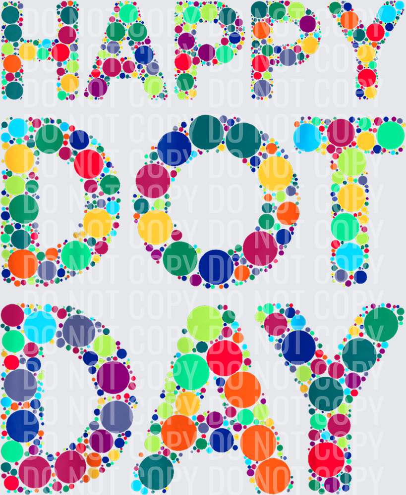 International Dot Day 2023 Colorful Polka Dot Happy Dot Day T-Shirt (1)