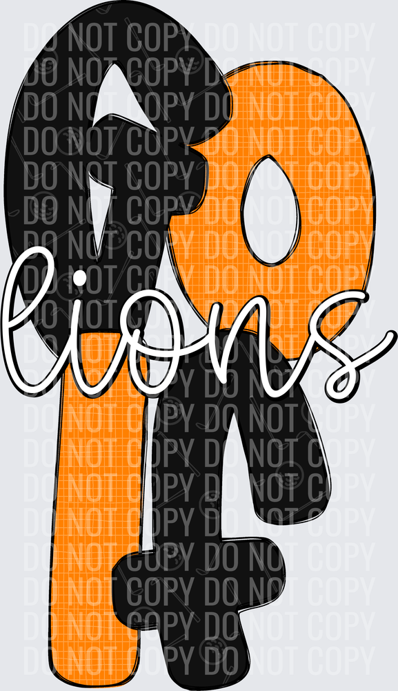 LionsBlackOrange-Golf