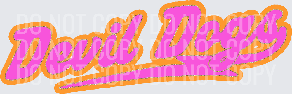 KayndiDesigns 08.26 Prism Script Devil Dogs
