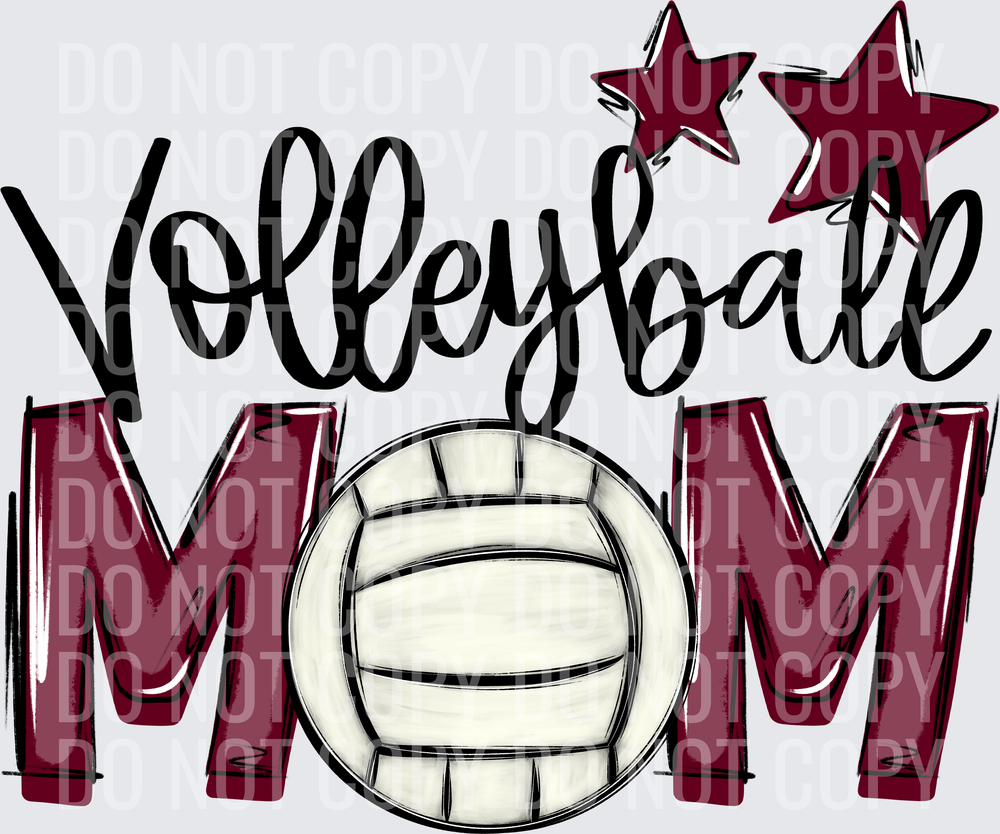 maroon volleyball