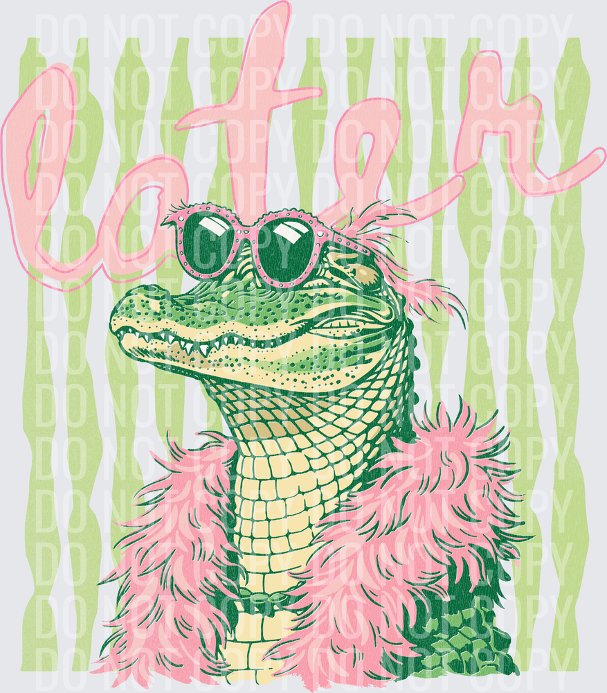 Later-Gator-Preppy-Girl-Alligator-Summer-Distressed