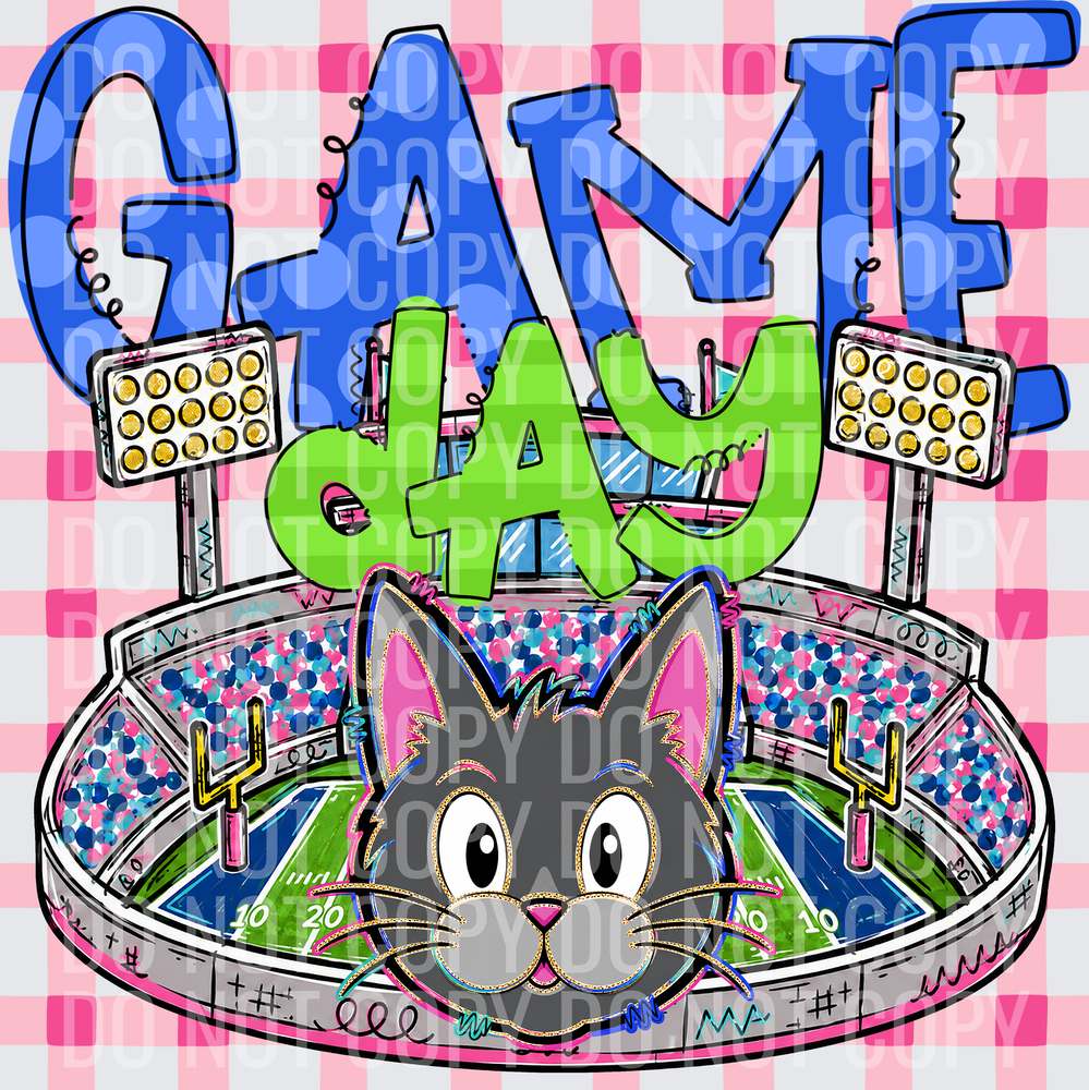 KayndiDesigns 08.26 Game Day Stadium Cool Cats