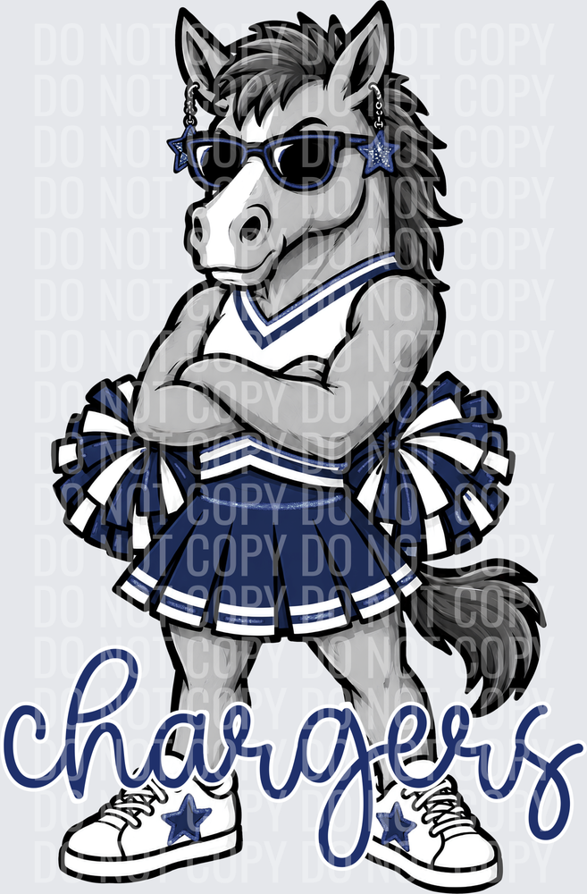 Chargers Cheer Navy
