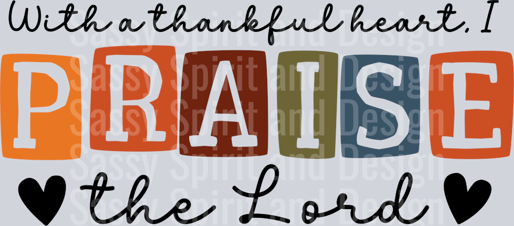 thankful praise black