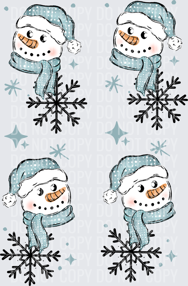 Freezing_Season_Snowman_Circle_Black_Sleeve