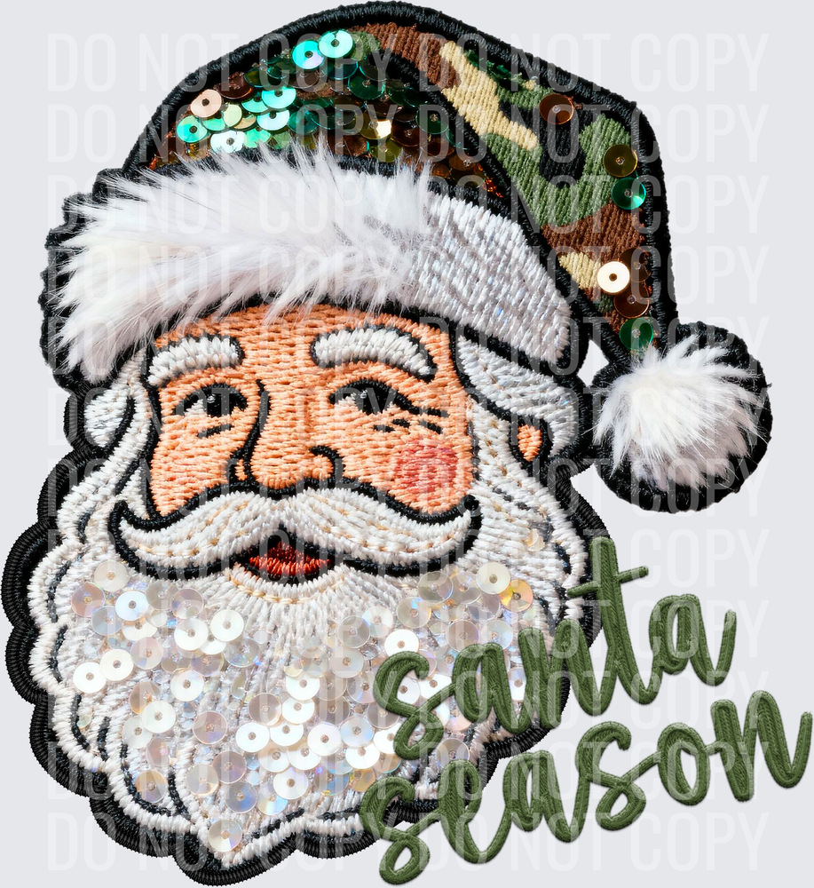 SANTA SEASON CAMO SANTA HWDS