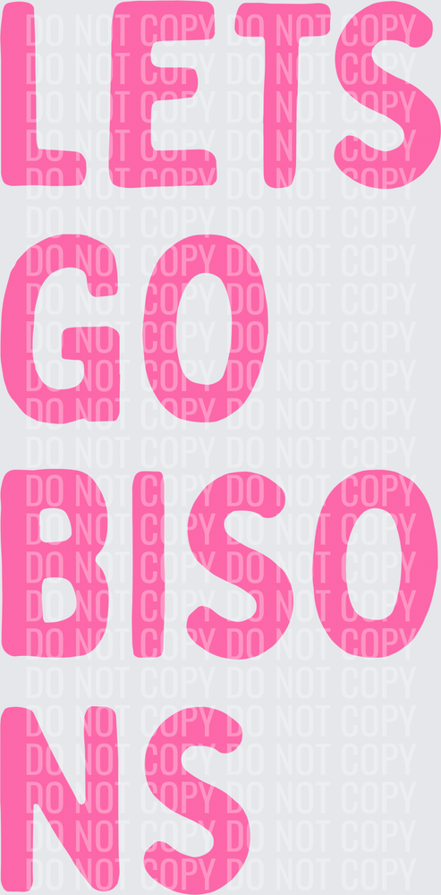 Lets go bison