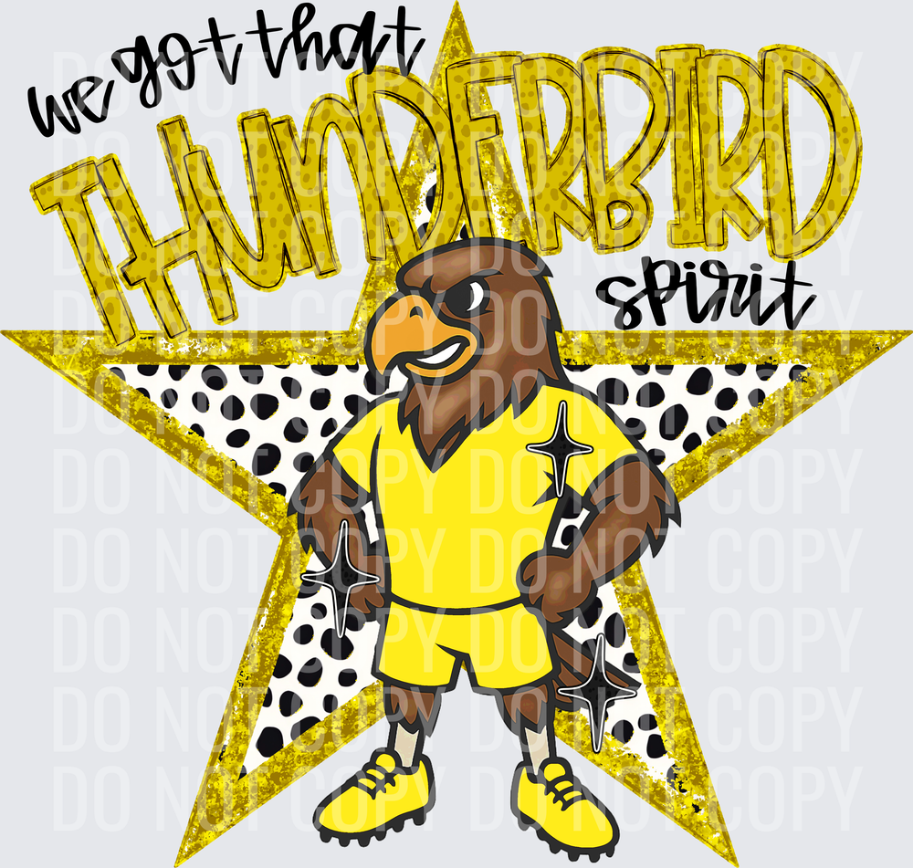 KayndiDesigns 09.26 We Got That Spirit Thunderbird Yellow