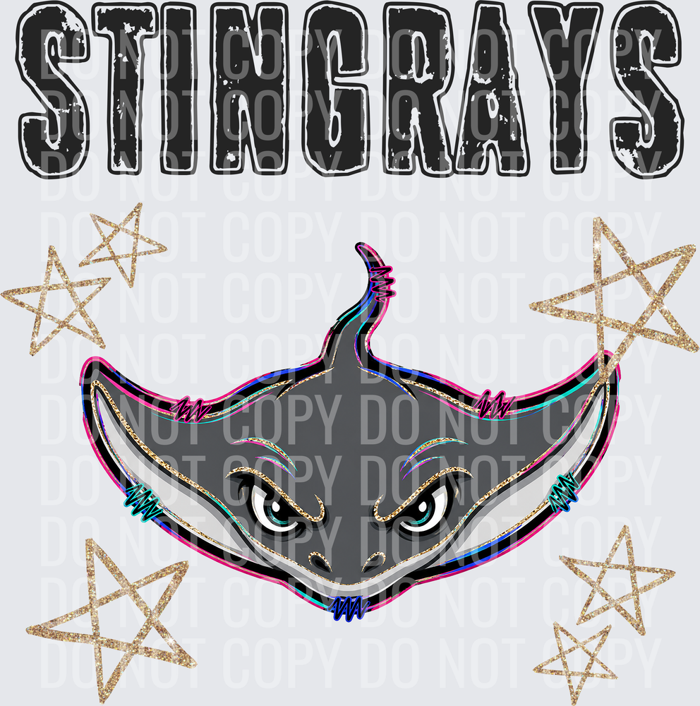 KayndiDesigns 08.26 Grunge Varsity Stingrays