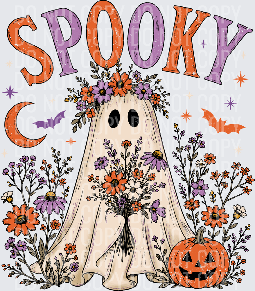 Spooky Wildflower Ghost